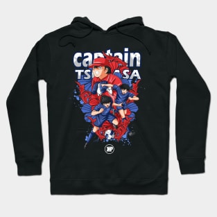 captain tsubasa anime football Hoodie